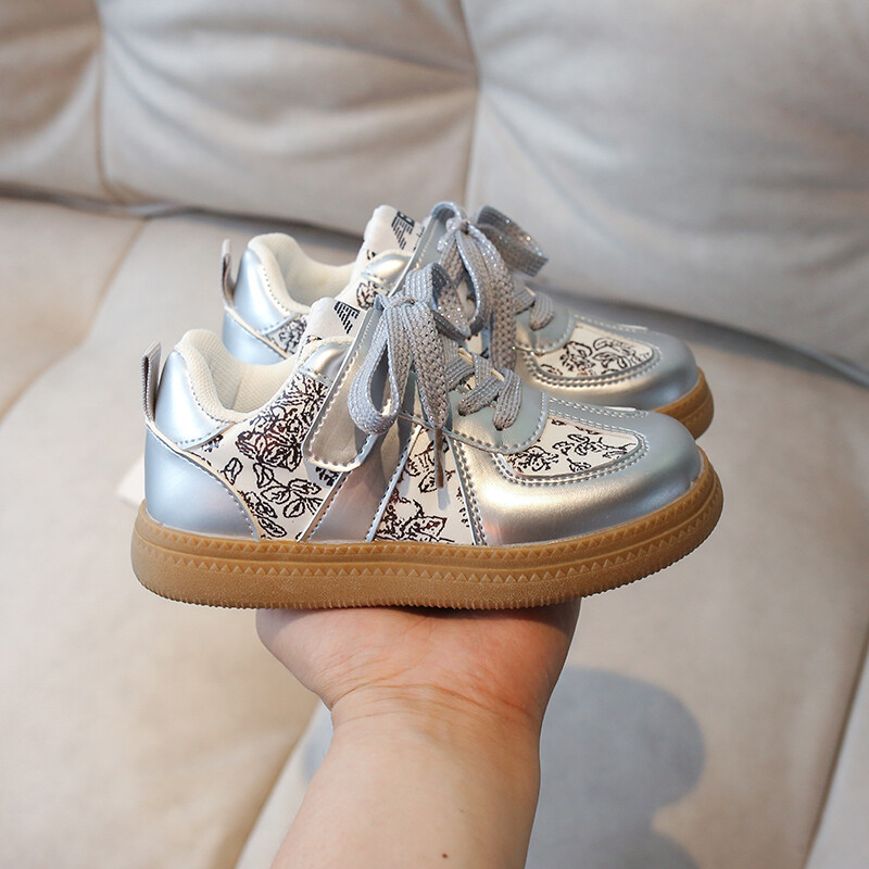 Pantofi sport respirabili la modă pentru copii Pantofi pentru primii pasi pentru bebeluși Pantofi pentru copii mici Fete Băieți Pantofi anti-alunecare casual cu fundul moale