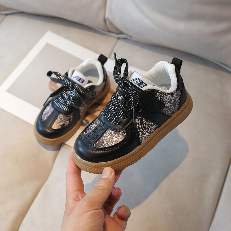 Pantofi sport respirabili la modă pentru copii Pantofi pentru primii pasi pentru bebeluși Pantofi pentru copii mici Fete Băieți Pantofi anti-alunecare casual cu fundul moale