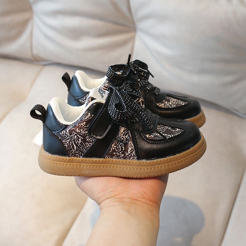 Pantofi sport respirabili la modă pentru copii Pantofi pentru primii pasi pentru bebeluși Pantofi pentru copii mici Fete Băieți Pantofi anti-alunecare casual cu fundul moale