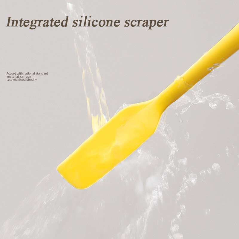 2 db sárga/barna kaparó szilikon spatula készlet kütyü eszközök Keverőeszköz edények mind konyhai és otthoni sütéshez Tortakrém