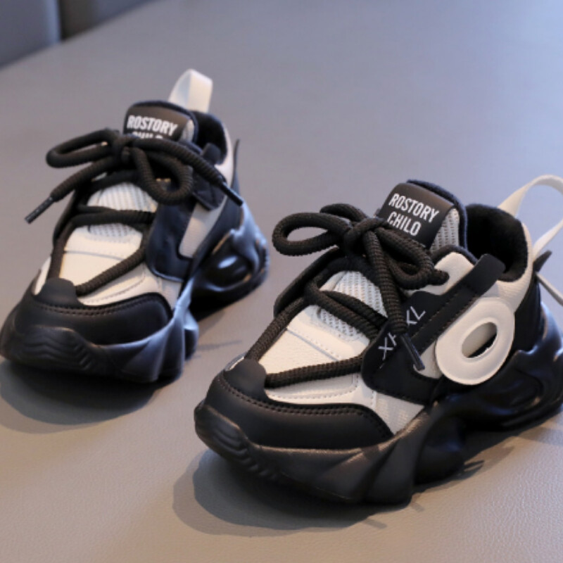 Детски пролетни маратонки Момчета Момичета Училищни ежедневни обувки Нови 2025 Външни дишащи маратонки Детски меки подметки Неплъзгащи се спортни