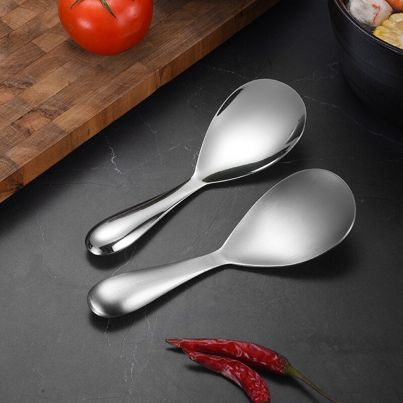 304 roostevabast terasest riisilusikas paks serveerimiskühvel Mittenakkuva kühvelpliit spaatliga kõrge temperatuurikindlad köögiriistad