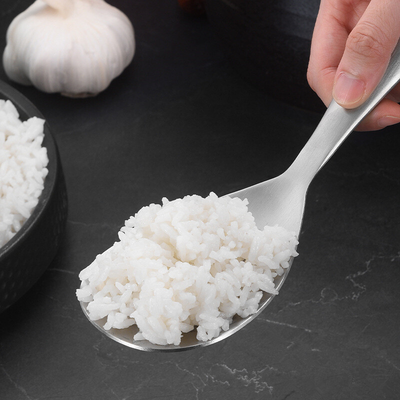 304 roostevabast terasest riisilusikas paks serveerimiskühvel Mittenakkuva kühvelpliit spaatliga kõrge temperatuurikindlad köögiriistad