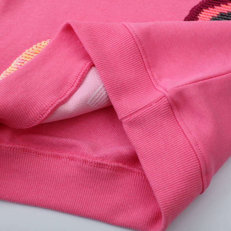 Jumping Meters 2-7T Φούτερ για κορίτσια Rainbow Beading Φθινοπωρινά ανοιξιάτικα μακρυμάνικα Παιδικά ρούχα με κουκούλα παιδικά πουκάμισα