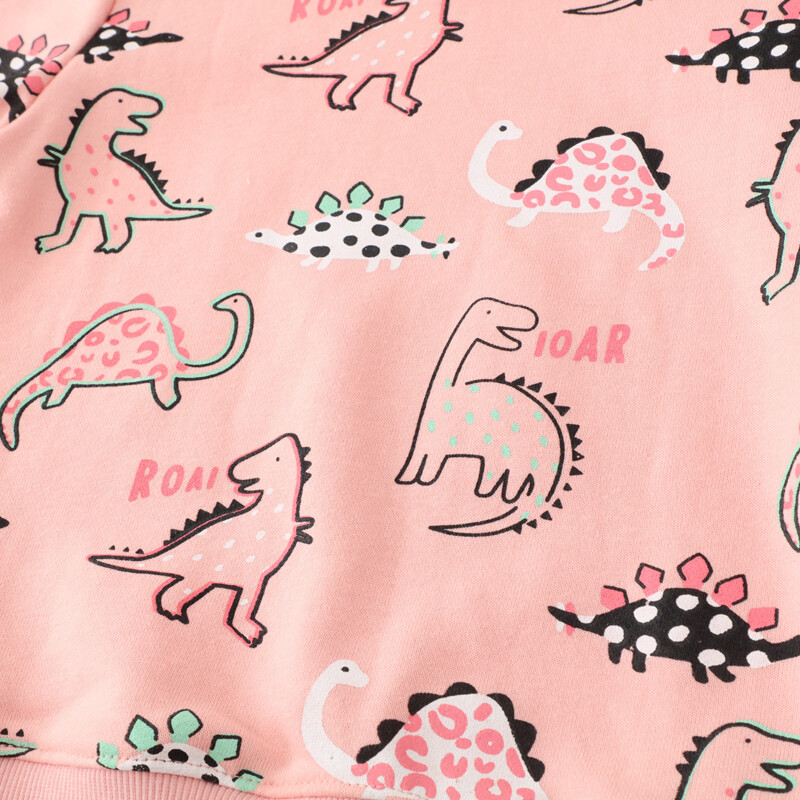 Little maven Κορεατικά Παιδικά Ρούχα 2023 Φθινόπωρο/Χειμώνας Φούτερ για κορίτσια για μωρά Δεινόσαυρος Ρούχα για κορίτσια Παιδικά ρούχα