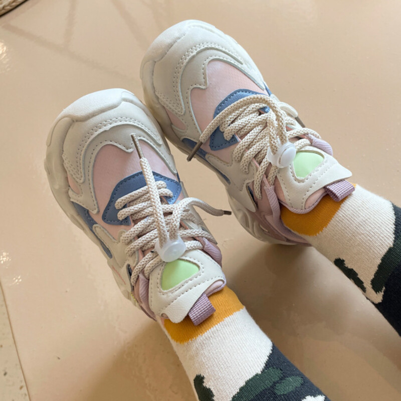 Gyermekek alkalmi sportcipők tavaszi új puha talpú cipők kisgyermek fiúk lányok tornacipők gyerek hálós lélegző divatos futócipők