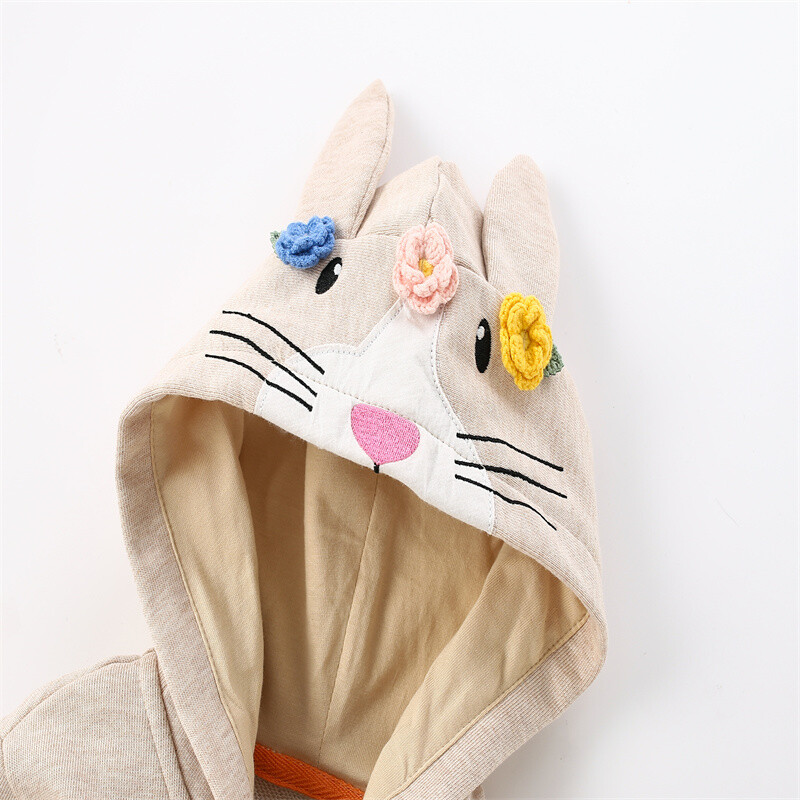 Jumping Meters 2-7T Cute outwear Βρεφικά πουκάμισα με κουκούλα και φερμουάρ Hot Selling Παιδικά μπουφάν υπερβαίνουν τα ανοιξιάτικα ρούχα