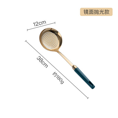 Set de ustensile de bucătărie din oțel inoxidabil auriu, ustensile de bucătărie de lux nordic, linguriță, spatulă pentru supă, mâner din ceramică, vase antiaderență