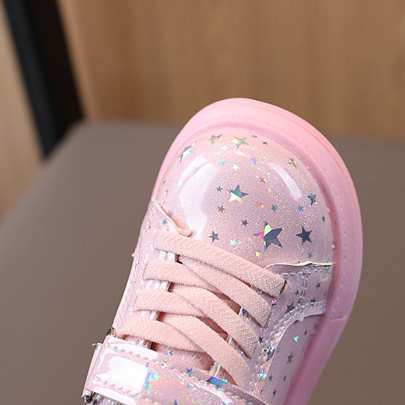 Есенни детски обувки за момичета 2024 г. Нови детски маратонки Момическа мода Принцеса Ежедневни спортни обувки Студентски обувки Тийнейджърски обувки