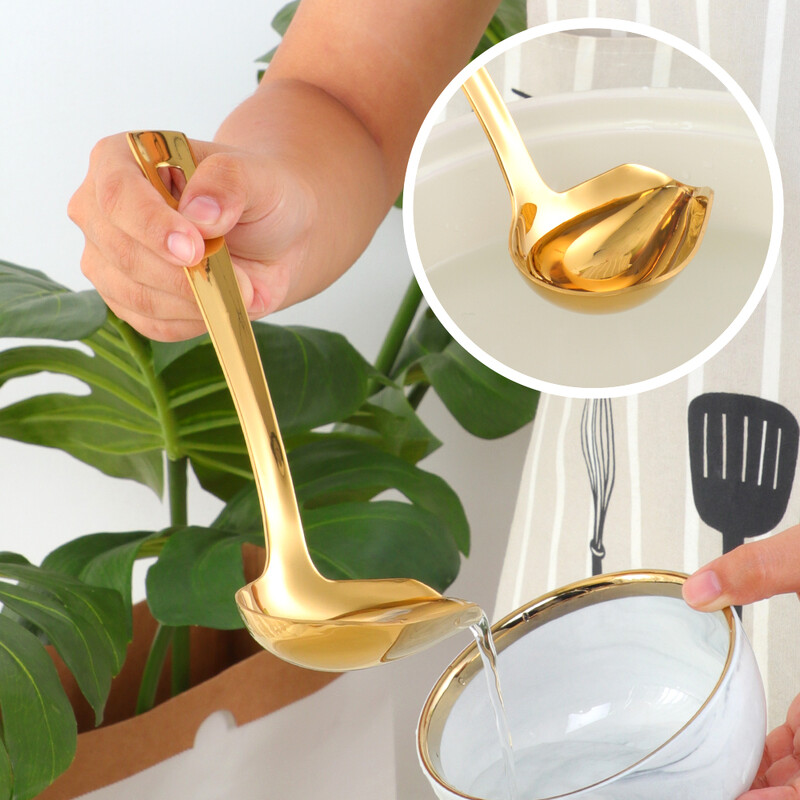 1 tk roostevabast terasest supikastme lusikas Väike supikulp Serveerimislusikas Creative Supi pudru kastme lusikas Õrn söögiriistad