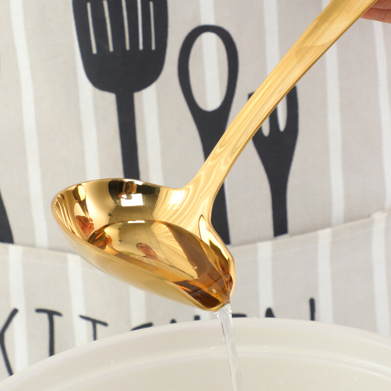 1 tk roostevabast terasest supikastme lusikas Väike supikulp Serveerimislusikas Creative Supi pudru kastme lusikas Õrn söögiriistad