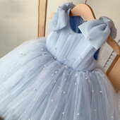 Princess Communion Dress Girl Βραδινά φορέματα σε προσφορά Liquidation Girl Girls' Concert Dress Κομψά φορέματα για πάρτι για κορίτσια