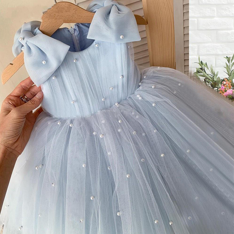 Princess Communion Dress Girl Βραδινά φορέματα σε προσφορά Liquidation Girl Girls' Concert Dress Κομψά φορέματα για πάρτι για κορίτσια