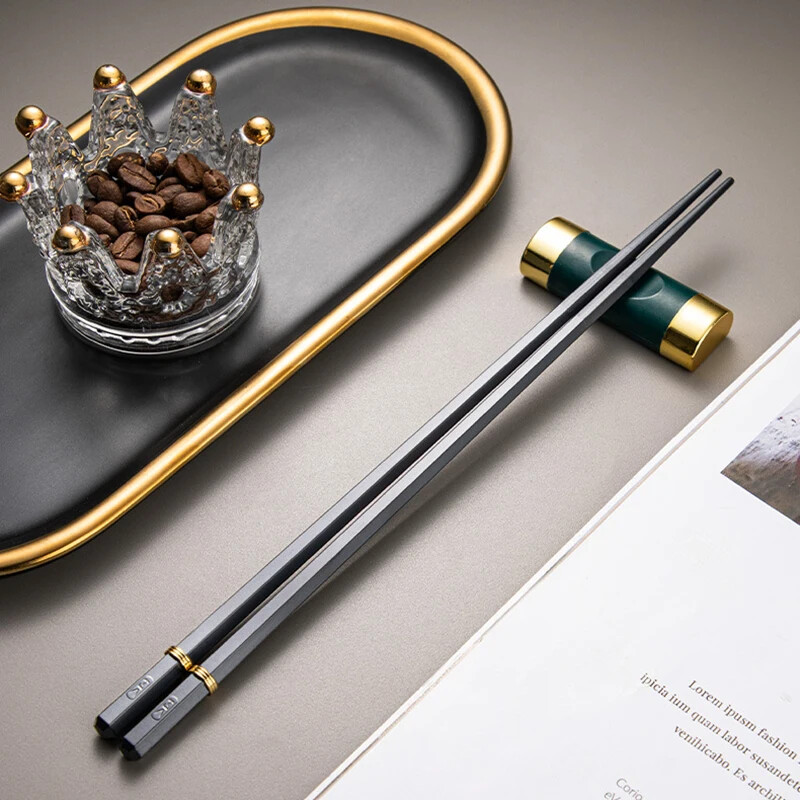 5 ζεύγη αντιολισθητικά επαναχρησιμοποιήσιμα ξυλάκια για σούσι Πολλαπλών στιλ Hot Pot Stick Food Grade Plastic Japanese Chopsticks Board Palillos