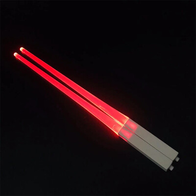 1 ζεύγος LED Lightsaber Chopsticks Φωτεινός επαναχρησιμοποιούμενος φωτισμός κουζίνας LED chopstick λαμπερό χωρίς BPA ασφαλή για τρόφιμα Chopsticks