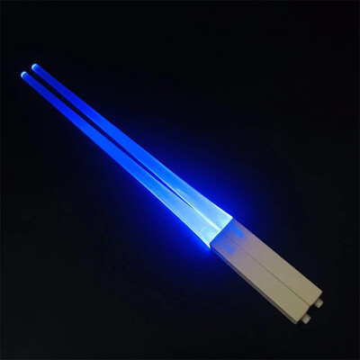 1 ζεύγος LED Lightsaber Chopsticks Φωτεινός επαναχρησιμοποιούμενος φωτισμός κουζίνας LED chopstick λαμπερό χωρίς BPA ασφαλή για τρόφιμα Chopsticks