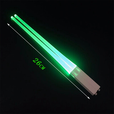 1 ζεύγος LED Lightsaber Chopsticks Φωτεινός επαναχρησιμοποιούμενος φωτισμός κουζίνας LED chopstick λαμπερό χωρίς BPA ασφαλή για τρόφιμα Chopsticks