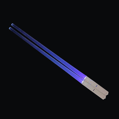1 ζεύγος LED Lightsaber Chopsticks Φωτεινός επαναχρησιμοποιούμενος φωτισμός κουζίνας LED chopstick λαμπερό χωρίς BPA ασφαλή για τρόφιμα Chopsticks