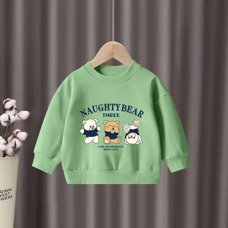 Rudens drabuziu rinkinys berniukui, animaciniai megztiniai, megztiniai ir kelnes 2vnt Kostiumas Vaikams Merginoms Madingi Sportiniai Sportiniai Kostiumai