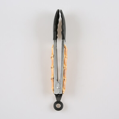 Σερβίρισμα με πινέλο μακαρονάδας Tong Spaghetti Server Turner Spatula Scoop Ladle Soup σερβιρίσματος Κουτάλι Μπαμπού με ρίζα σιλικόνης Κουζινικά σκεύη