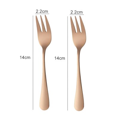 1/2/3 τεμ. από ανοξείδωτο ατσάλι Σετ πιρουνιού για καφέ Πιρούνι φρούτων Πιρούνι για κέικ παγωτό Πιρούνι επιδόρπιο για παιδικό σπίτι για πάρτι Επιτραπέζιο σκεύος κουζίνας