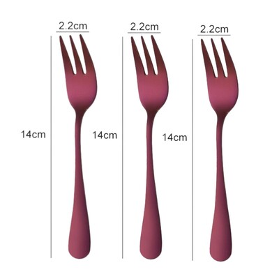 1/2/3 τεμ. από ανοξείδωτο ατσάλι Σετ πιρουνιού για καφέ Πιρούνι φρούτων Πιρούνι για κέικ παγωτό Πιρούνι επιδόρπιο για παιδικό σπίτι για πάρτι Επιτραπέζιο σκεύος κουζίνας