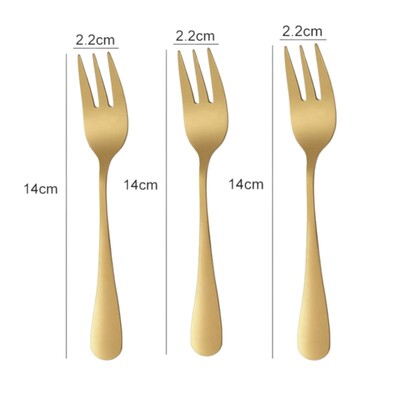 1/2/3 τεμ. από ανοξείδωτο ατσάλι Σετ πιρουνιού για καφέ Πιρούνι φρούτων Πιρούνι για κέικ παγωτό Πιρούνι επιδόρπιο για παιδικό σπίτι για πάρτι Επιτραπέζιο σκεύος κουζίνας