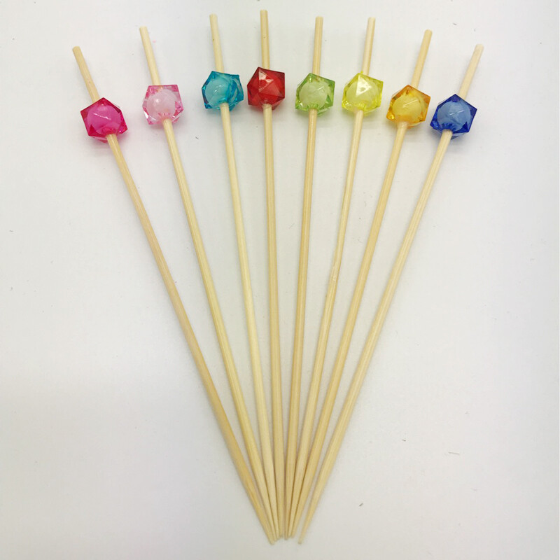 Κοκτέιλ μπαστούνια 100 μετρήσεις Οδοντογλυφίδες Προμήθειες για πάρτι Frill Finger Food Φρούτα σάντουιτς τσιμπήματα