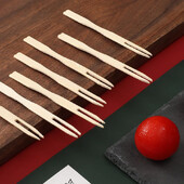 50/100 ΤΕΜ. Μπαμπού μιας χρήσης, ξύλινο πιρούνι φρούτων για επιδόρπιο σετ κοκτέιλ πάρτι για οικιακή διακόσμηση Επιτραπέζια σκεύη προμήθειες