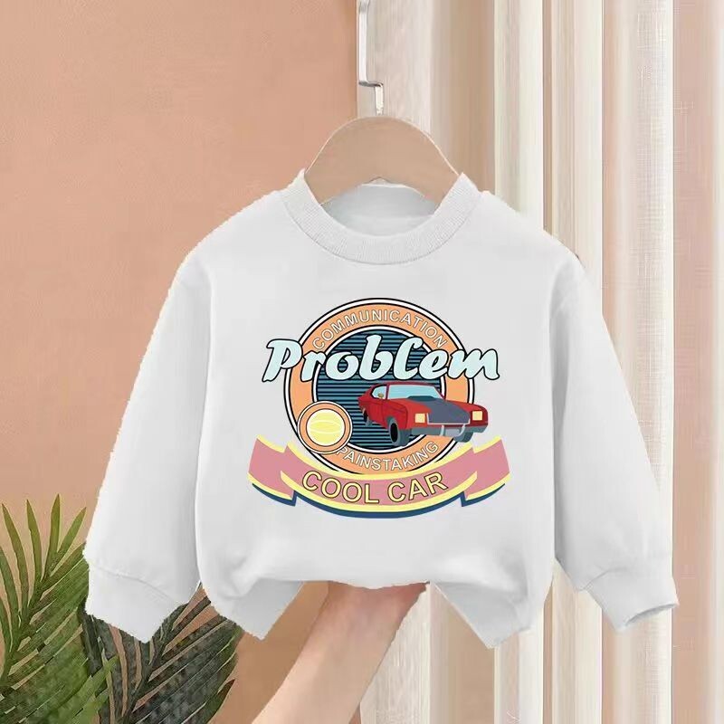 Φθινοπωρινά Παιδικά Ρούχα για αγόρια Παιδικά Κοριτσίστικα Αυτοκίνητο Φούτερ πουλόβερ Τοπ και Παντελόνι Κοστούμι 2 τεμαχίων Αθλητικά ρούχα Φόρμες