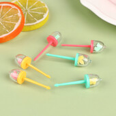 5/9 vnt. miela animacinių filmų vaisių šakutė vaikams užkandžių desertų maisto rinkiniai Vaisių lazdelės pietų dėžutės Bento dekoravimo šakutė