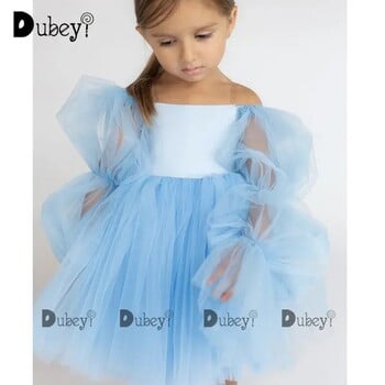 New Born Baby Girls Party Dress Toddler Girl Tulle Γαμήλιο φόρεμα γενεθλίων τελετής βάπτισης Κομψό φόρεμα πριγκίπισσας