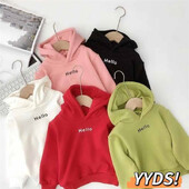 Nauji vaikiški megztiniai su gobtuvu, rudeniniai berniukų raidės, vienspalviai viršutiniai drabužiai, pavasario mergaičių mada, laisvalaikio laisvi drabužiai 2–6 m.