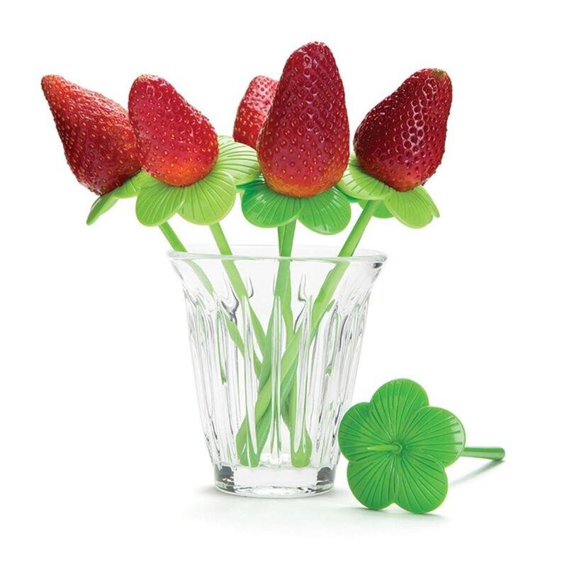 100 vnt Maisto rinktukai Kokteilių vaisių užkandžių Gėrimų krapštukai Vienkartiniai mediniai dantų krapštukai vakarėlio reikmenys (įvairių raštų)