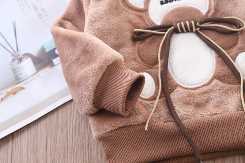 2023 Φθινόπωρο Χειμώνας, Ρούχα για κορίτσια για αγόρια, Σετ πιτζάμες Χοντρό φανελένιο νήπιο Παιδικό ζεστό κινούμενο σχέδιο, κουνέλι, παιδικό κοστούμι για σπίτι 0-6 ετών