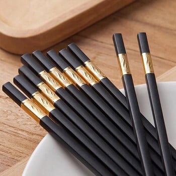 Chopsticks από κράμα οικιακής χρήσης 27 cm ανθεκτικά σε υψηλή θερμοκρασία, μη μουχλιασμένα χωρίς παραμόρφωση Chopsticks μαχαιροπίρουνα οικογενειακά επιτραπέζια σκεύη