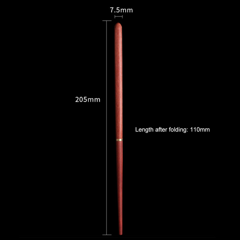 1 pora raudonmedžio sulankstomų lazdelių lauko stovyklavimui iškylai Kelioniniai nešiojamieji stalo reikmenys Daugkartiniai vakarietiški indai Kalėdų dovanos