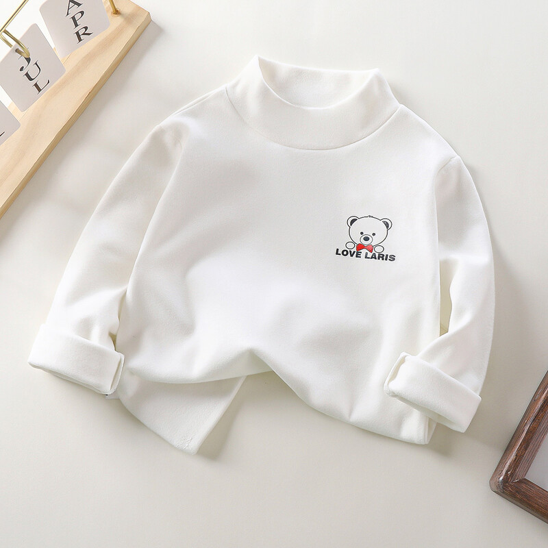 Παιδική χειμερινή φούτερ για κορίτσια, φθινόπωρο, βαμβακερή αρκουδάκι, ζιβάγκο, κοριτσάκια, φαρδιά μακρυμάνικα, εσώρουχα για νήπια