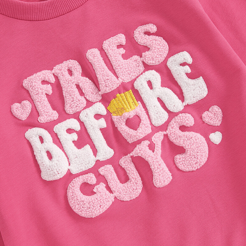 1-6Y kisgyermek lány pulóverek betűvel hímzett hosszú ujjú bő pulóver felsők gyerekruhák tavasz ősz