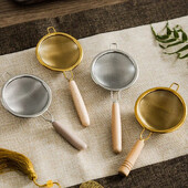 1vnt japoniško stiliaus sietelis nerūdijančio arbatos koštuvas Daugkartinis smulkaus tinklelio kiaurasamtis Kavos arbatos lapų filtrai Namų arbatinuko priedai