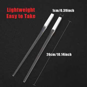 Creative 2pcs/Pal LED Lightsaber Chopsticks Light Up Ανθεκτικά ελαφριά κουζίνα Τραπεζαρία πάρτι Φορητό επιτραπέζιο σκεύος χρηματοκιβώτιο