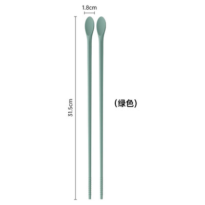 Μακριά ξυλάκια σιλικόνης τηγανισμένα, ανθεκτικά σε υψηλές θερμοκρασίες, αντιολισθητικό εύκολο σφιγκτήρα, κουτάλι καρυκευμάτων πιάτων, πιάτα κουζίνας