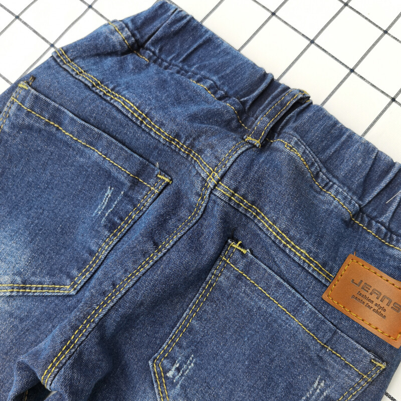 IENENS 4-11Y berniukų ploni tiesūs džinsai vasariniai klasikiniai džinsiniai apatiniai džinsai vaikams ilgos kelnės Vaikiškos laisvalaikio kelnės kūdikiams berniukams