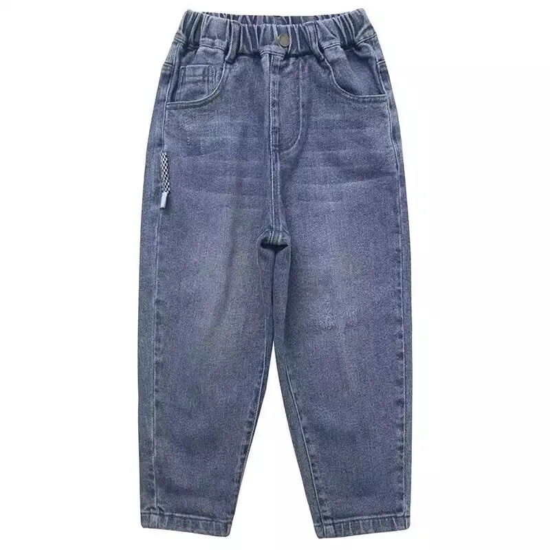 Casual Style Boys Jeans 2023 Άνοιξη Καλοκαίρι Νέα άφιξη Mid to Large Boys Μοντέρνα, ευέλικτα τζιν για παιδιά