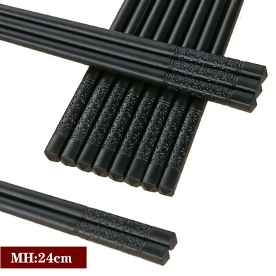 chopsticks 10 ζεύγη επαναχρησιμοποιούμενα μπαστούνια τροφίμων από γυάλινες ίνες Ιαπωνικά κινέζικα κορεάτικα κατάλληλα για φαγητό και μαγείρεμα όλα σε συσκευασία δώρου