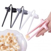 10/5pcPlay Game Finger Chopsticks Eat Snacks Artifact Eat Chips Not Dirty Hand Chopsticks Holder Lazy Assistant Chopstick