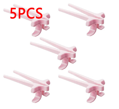 10/5pcPlay Game Finger Chopsticks Eat Snacks Artifact Eat Chips Not Dirty Hand Chopsticks Holder Lazy Assistant Chopstick