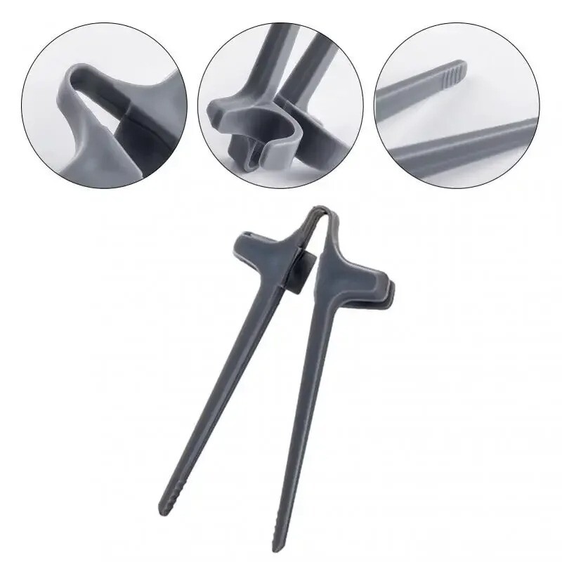 10/5pcPlay Game Finger Chopsticks Eat Snacks Artifact Eat Chips Not Dirty Hand Chopsticks Holder Lazy Assistant Chopstick