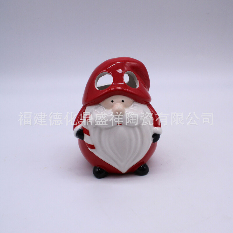 Creative Ceramic Santa Claus Lotion Bottle Repacked Pressed Empty Bottle Προμήθειες μπάνιου Ceramic Crafts Έπιπλα σπιτιού