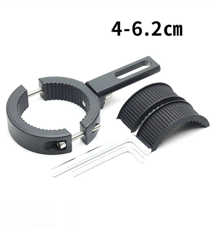 Motocikla priekšējo lukturu kronšteins Modificēts bufera pagarinājuma kronšteins Amortizējošais LED gaismas alumīnija sakausējuma kronšteins Viena cauruma caurules kronšteins